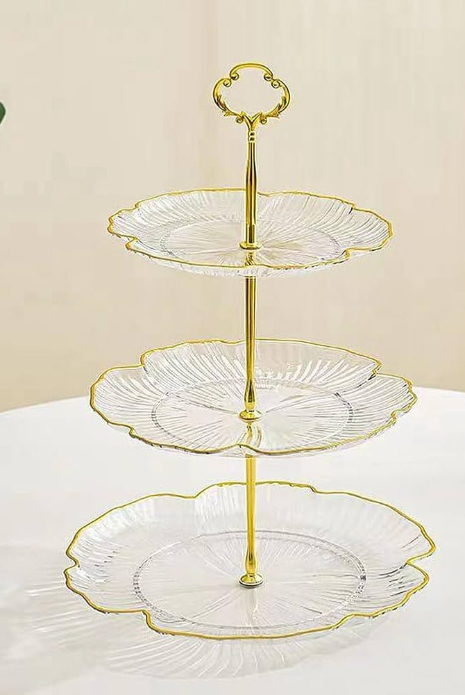 3 Tier Lux Acrylic Cake Stand - Home Phase
