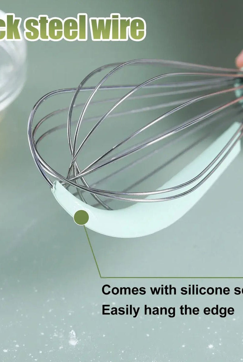 Eotia Stainless Steel Whisk With Scraper - 31 cm - Home Phase