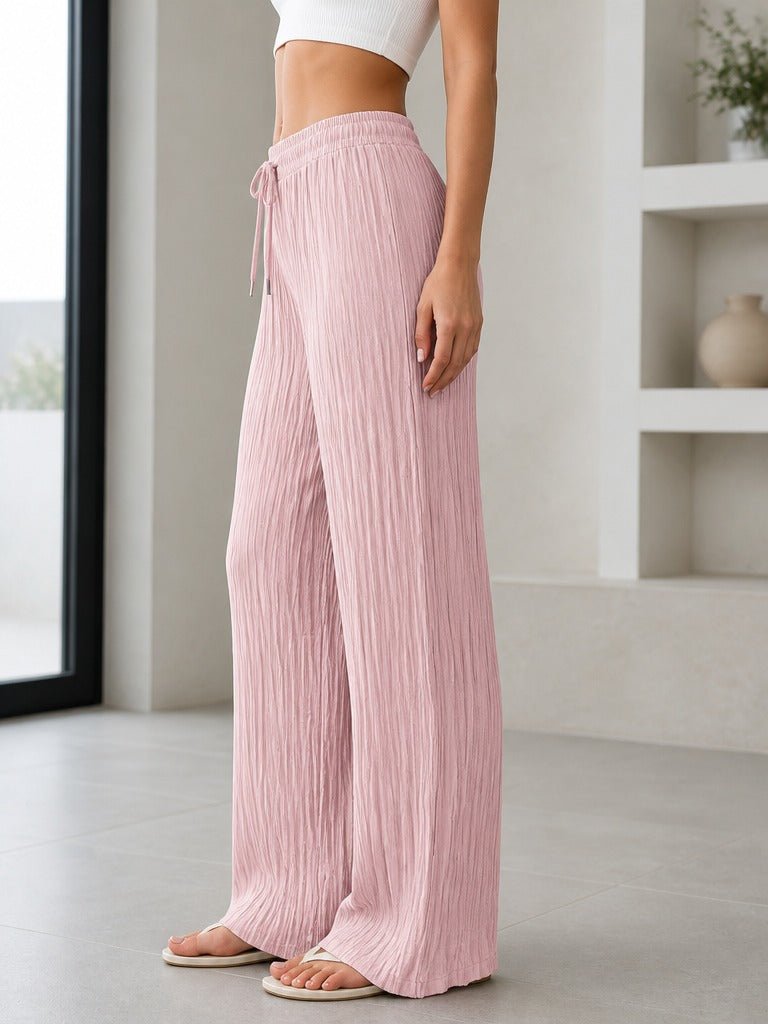 Ladies Draw String Pants-Peach - StylePhase SA