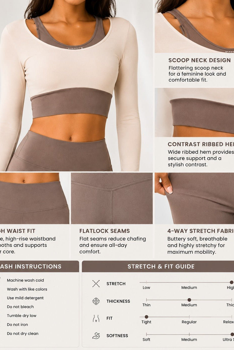Ladies New Feeling 3 Piece Activewear Set - StylePhase SA
