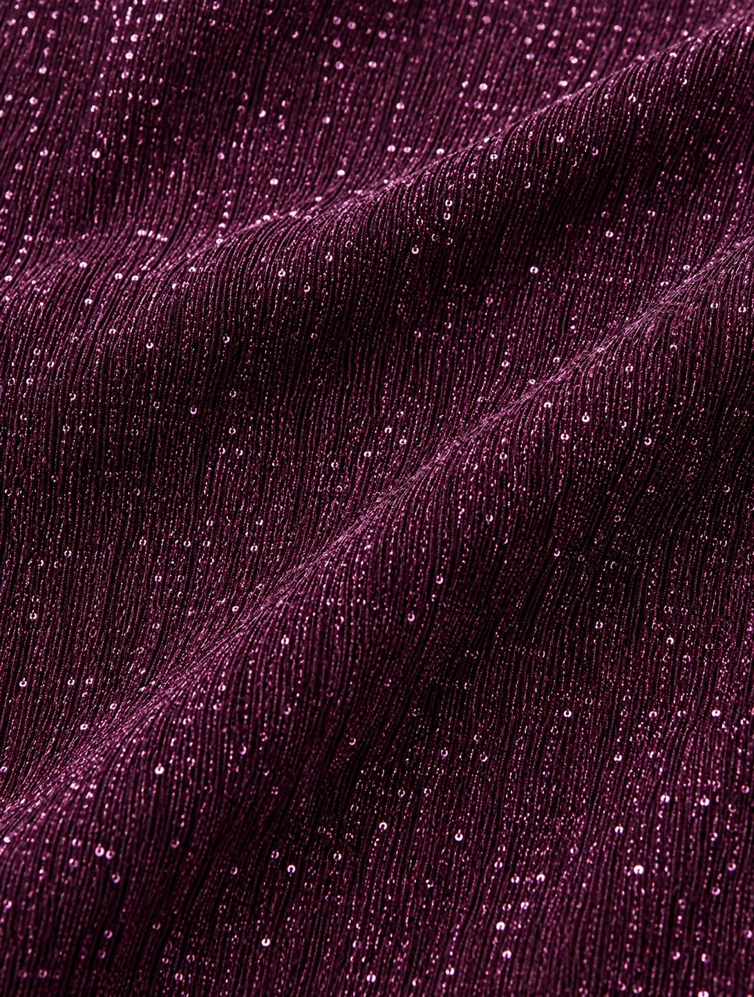 Ladies New Feeling Long Sleeve Embossed Dress-Maroon - StylePhase SA