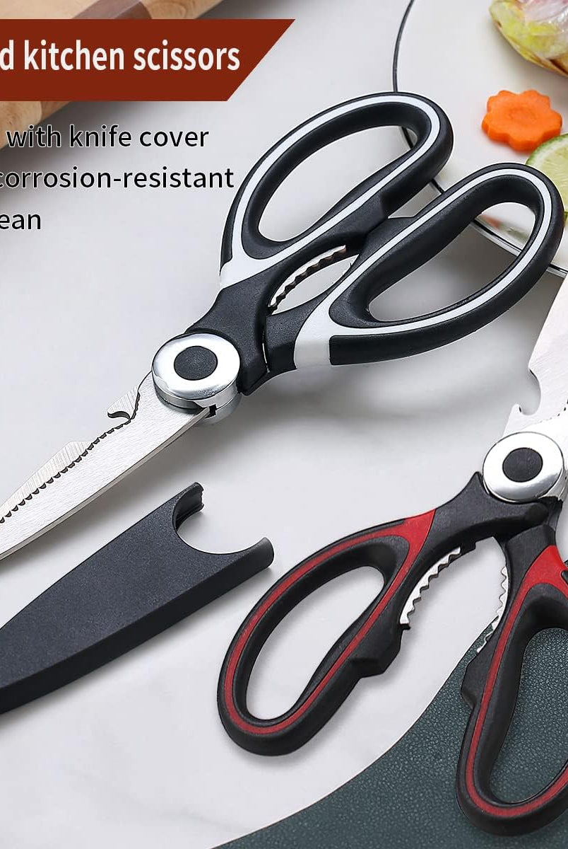 Multifunctional Kitchen Scissor With Safety Cover - Home Phase