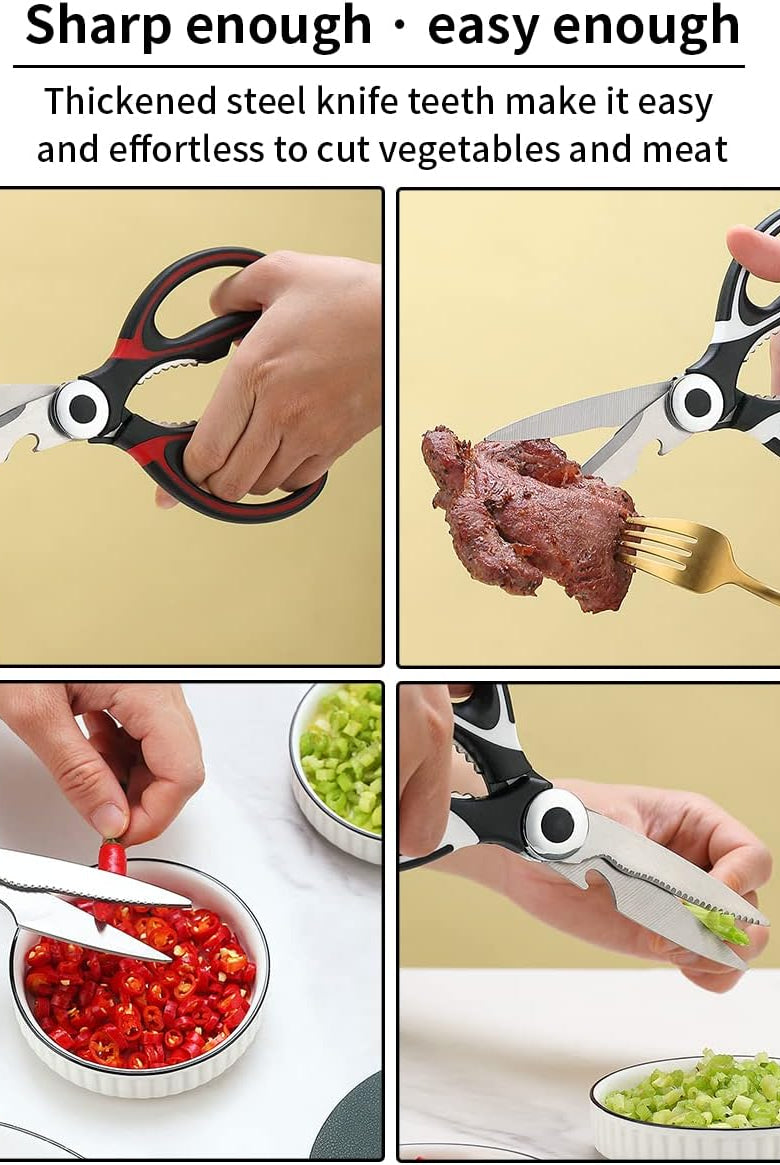 Multifunctional Kitchen Scissor With Safety Cover - Home Phase
