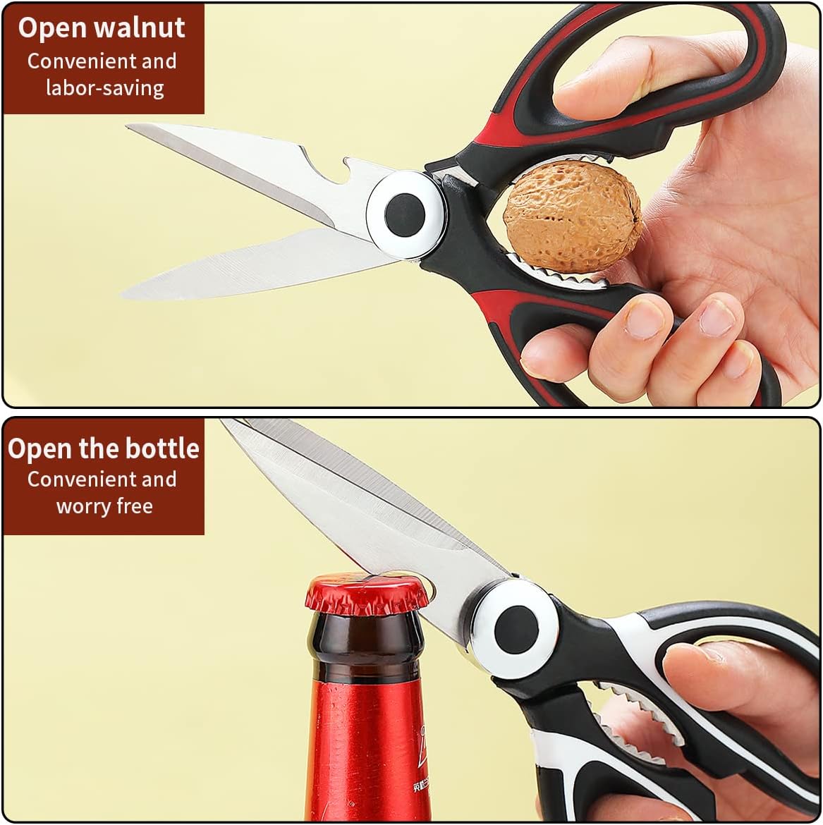 Multifunctional Kitchen Scissor With Safety Cover - Home Phase