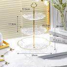3 Tier Lux Acrylic Cake Stand - Home Phase