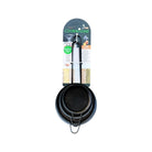 3PC Black Stainless Steel Strainer - Home Phase