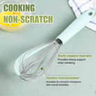 Eotia Stainless Steel Whisk With Scraper - 31 cm - Home Phase