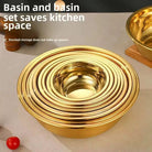 Gold Stainless Steel Mixing Bowl - Home Phase