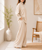 Ladies Beige New Feeling Two-Piece Set - StylePhase SA