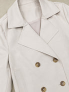 Ladies Beige Twill Crop Jacket - StylePhase SA