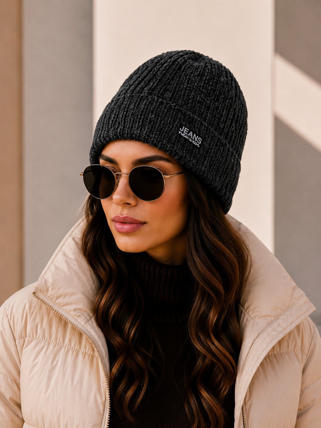 Ladies Black Fleece Beanie - StylePhase SA