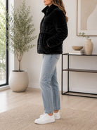 Ladies Black Fur Jacket - StylePhase SA