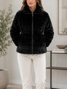 Ladies Black Fur Jacket - StylePhase SA