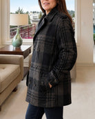 Ladies Black Melton Blazer Coat - StylePhase SA