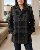 Ladies Black Melton Blazer Coat - StylePhase SA