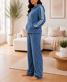 Ladies Blue Plush Tracksuit - StylePhase SA