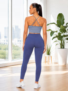 Ladies Blue Strappy Activewear New Feeling Set - StylePhase SA