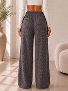 Ladies Brown Drawstring Knitwear Pants - StylePhase SA