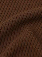 Ladies Brown Rib Two Piece Set- New Feeling - StylePhase SA