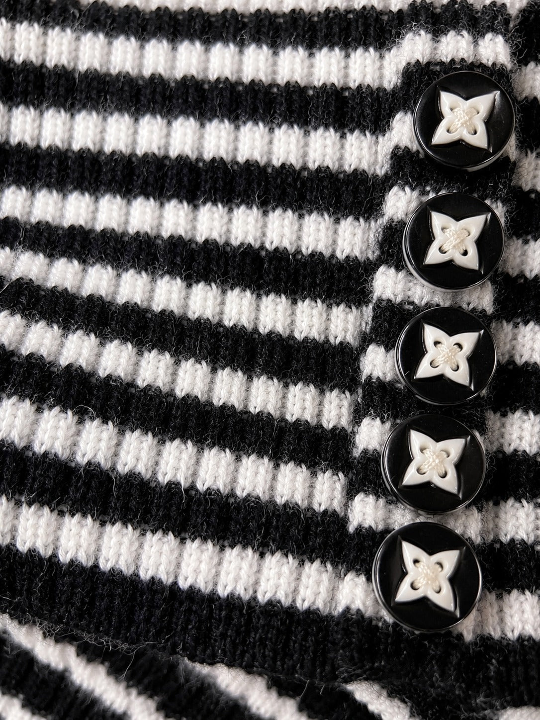 Ladies Brown Stripe Turtle Neck Jersey - StylePhase SA