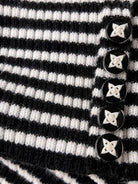 Ladies Brown Stripe Turtle Neck Jersey - StylePhase SA