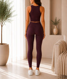 Ladies Brown Two-Piece Activewear Set - StylePhase SA
