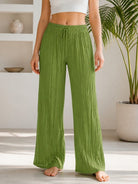 Ladies Draw String Pants-Green - StylePhase SA