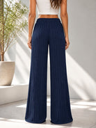 Ladies Draw String Pants-Navy - StylePhase SA