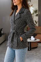 Ladies Grey And Black Zip Jacket - StylePhase SA