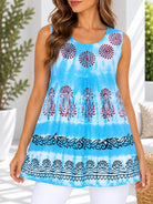 Ladies Light Blue Tye Dye Top - StylePhase SA