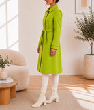 Ladies Lime Collar Coat - StylePhase SA
