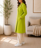 Ladies Lime Double Breast Melton coat - StylePhase SA