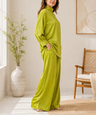 Ladies Lime Green New Feeling Two-Piece Set - StylePhase SA