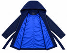 Ladies Navy Wool Blend Zip Jacket - StylePhase SA