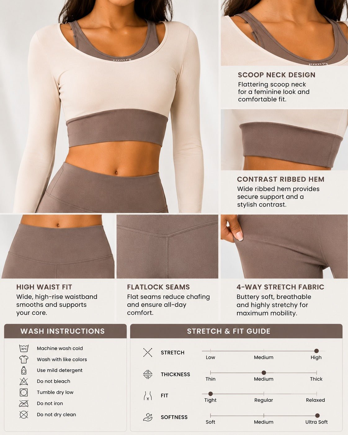 Ladies New Feeling 3 Piece Activewear Set - StylePhase SA