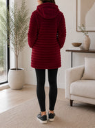 Ladies Red Fur Pattern Jacket - StylePhase SA