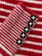 Ladies Red Stripe Turtle Neck Jersey - StylePhase SA