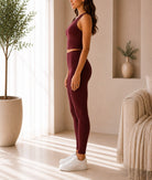 Ladies Rust Two-Piece Activewear Set - StylePhase SA