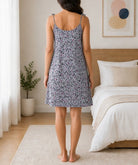 Ladies Satin Chemise - Multi Color Polka Dot - StylePhase SA