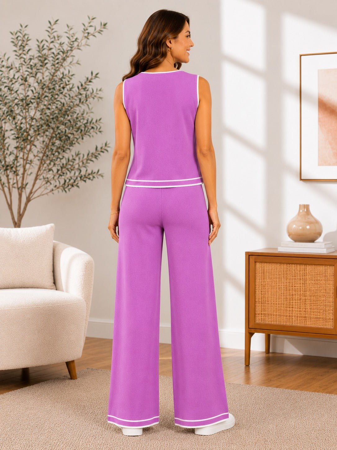 Ladies Two-Piece Pink Set- New Feeling - StylePhase SA