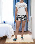 Ladies White Printed Pj Set - Favourite Dreamer - StylePhase SA