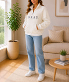 Ladies White Zip Fleece Jacket - StylePhase SA