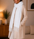 Ladies Winter Scarf - White - StylePhase SA