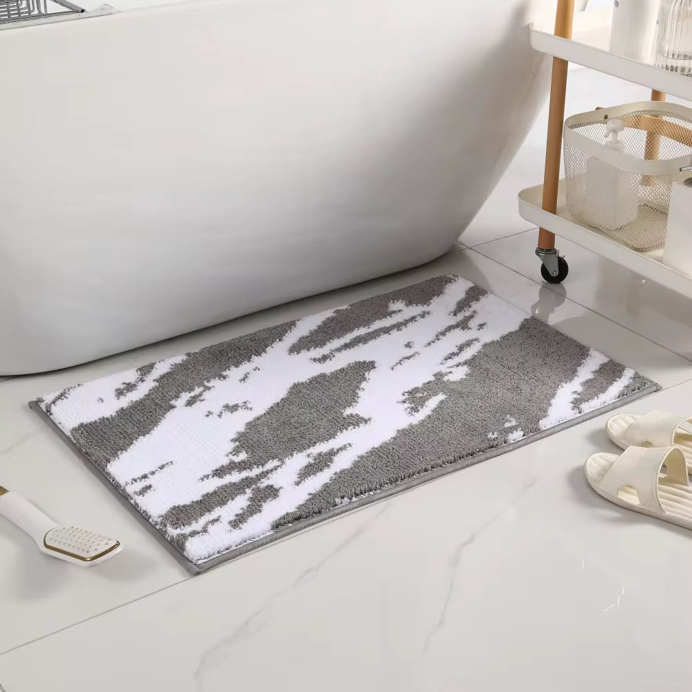 Marble Printed Bathroom Mat - 40 x 60 cm - Home Phase