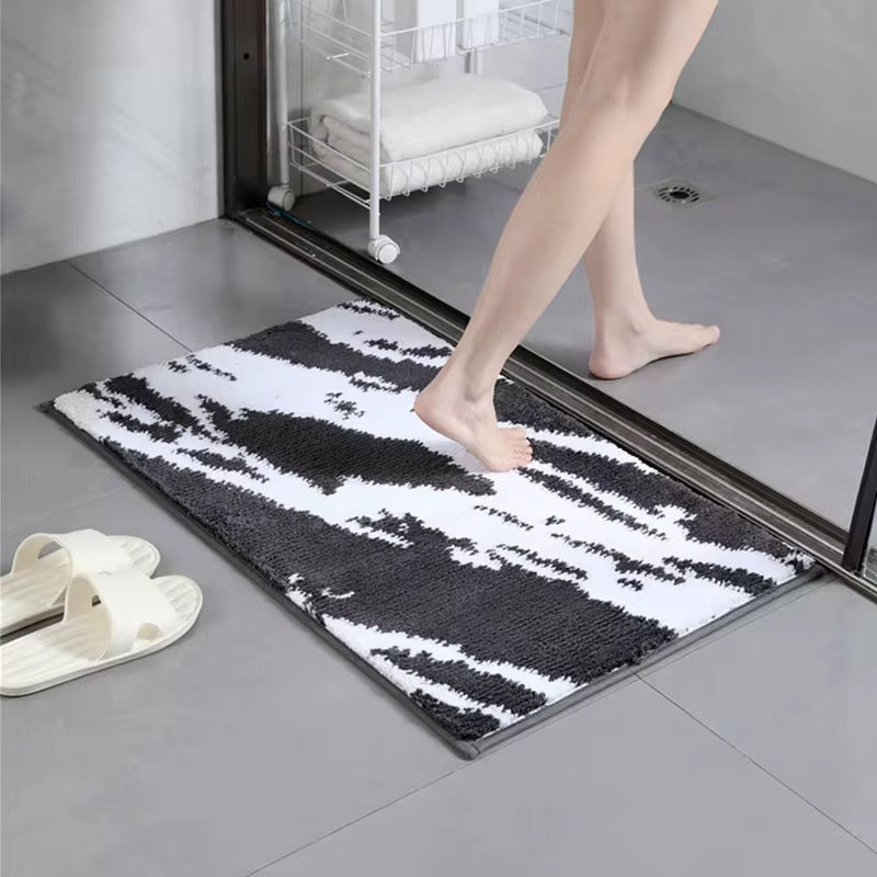 Marble Printed Bathroom Mat - 40 x 60 cm - Home Phase
