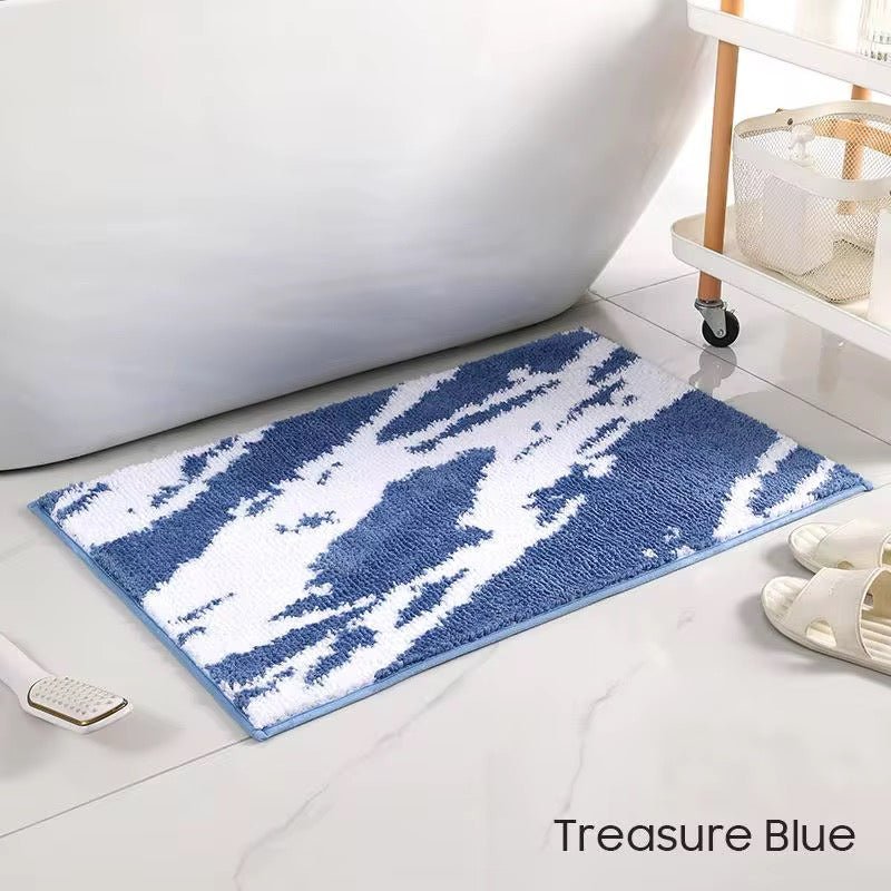 Marble Printed Bathroom Mat - 40 x 60 cm - Home Phase