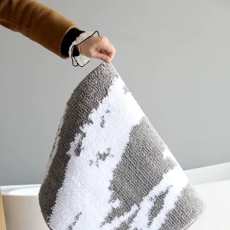 Marble Printed Bathroom Mat - 40 x 60 cm - Home Phase