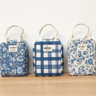 Minimalistic Printed Insulated Lunch Bag - Home Phase