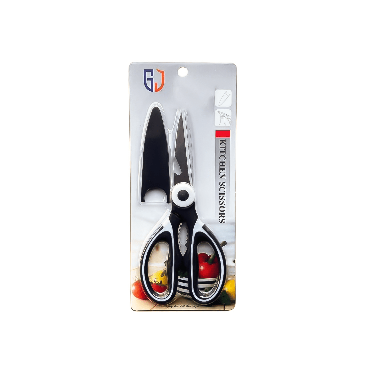 Multifunctional Kitchen Scissor With Safety Cover - Home Phase