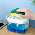 Plastic Soap Pump & Sponge Caddy - Home Phase